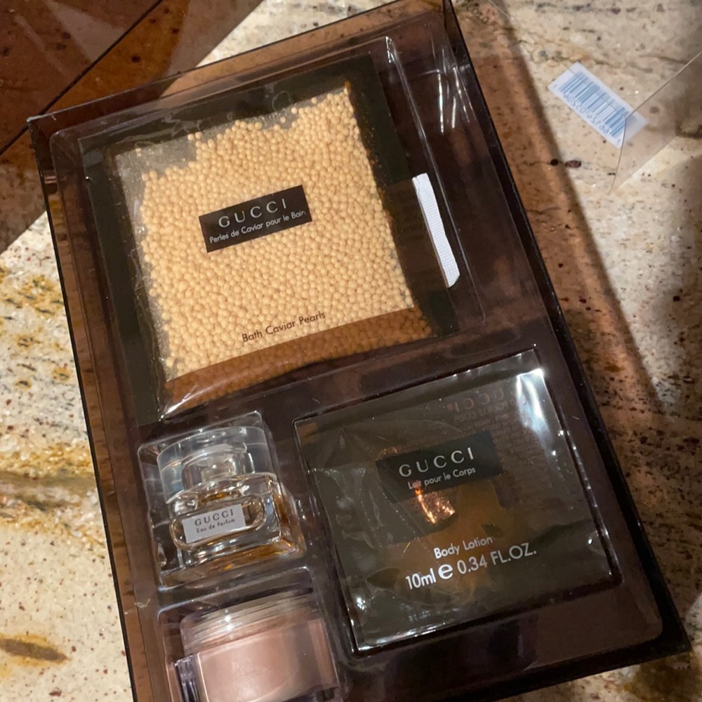 GUCCI Original Eau de Parfum fragrance perfume Miniature body lotion powder Box